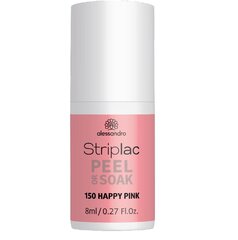 Nagų lakas Alessandro Striplac Peel or Soak Happy Pink, 8ml kaina ir informacija | Nagų lakai, stiprintojai | pigu.lt