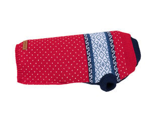 Amiplay свитер для собаки Bergen Red, 34 см цена и информация | Одежда для собак | pigu.lt