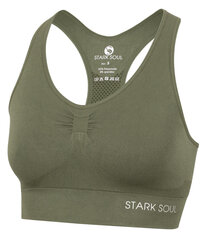 Спортивный бюстгальтер для женщин Stark Soul® seamless microfiber sport bustier, зеленый цвет цена и информация | Спортивная одежда женская | pigu.lt
