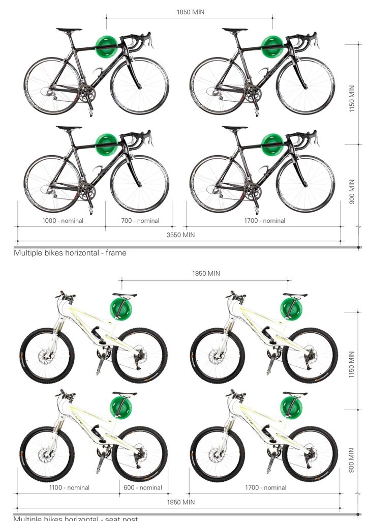 Dviračio laikiklis Cycloc Solo, juodas цена и информация | Kiti dviračių priedai ir aksesuarai | pigu.lt