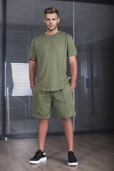 Спортивный костюм для мужчин Start, зеленый цена и информация | Мужская спортивная одежда | pigu.lt