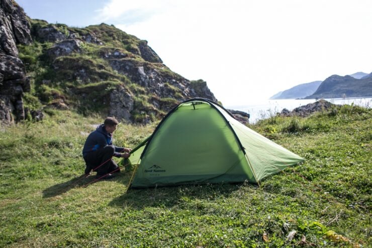 Palapinė Fjord Nansen REKVIK II NG 2,25kg. žalia kaina ir informacija | Palapinės | pigu.lt