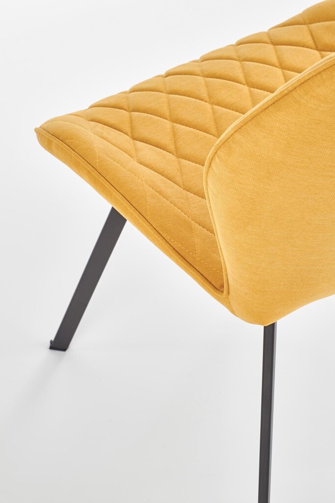 4-ių kėdžių komplektas Halmar K360, geltonas kaina ir informacija | Virtuvės ir valgomojo kėdės | pigu.lt