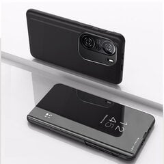 Hurtel Clear View Case skirtas Xiaomi Redmi K40 Pro+ / K40 Pro / K40 / Poco F3, juodas kaina ir informacija | Telefono dėklai | pigu.lt