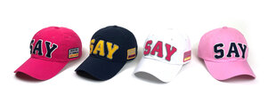 Unisex кепка be Snazzy Say р. 56-60, белый цвет цена и информация | Мужские шарфы, шапки, перчатки | pigu.lt
