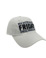 Unisex kepurė su snapeliu be Snazzy, Friday, balta kaina ir informacija | Vyriški šalikai, kepurės, pirštinės | pigu.lt