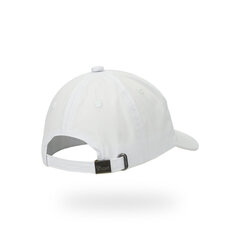 Unisex kepurė su snapeliu be Snazzy, balta kaina ir informacija | Vyriški šalikai, kepurės, pirštinės | pigu.lt