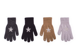 Перчатки для девочек Rak Touch screen Gloves R-175, светло-серые цена и информация | Зимняя одежда для детей | pigu.lt