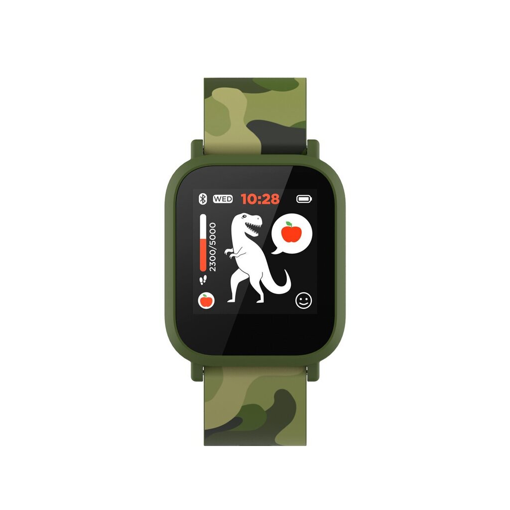 Canyon My Dino KW-33 Green Camouflage CNE-KW33GB kaina ir informacija | Išmanieji laikrodžiai (smartwatch) | pigu.lt