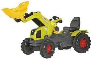 Vaikų traktorius su pedalais ir kibiru Rolly Toys rollyFarmtrac CLAAS Axos 340 kaina ir informacija | Žaislai berniukams | pigu.lt