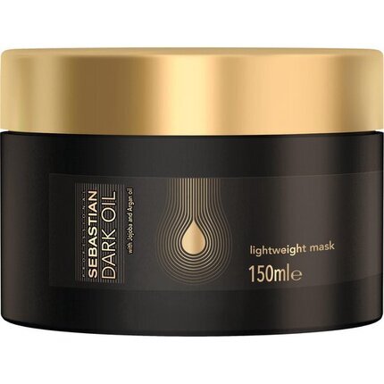 Plaukų kaukė Sebastian Professional Dark Oil Mask, 150 ml kaina ir informacija | Priemonės plaukų stiprinimui | pigu.lt