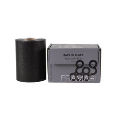Folija ritinėlyje Framar Ultimate Grip Embossed Foil Roll Medium Black kaina ir informacija | Plaukų dažai | pigu.lt