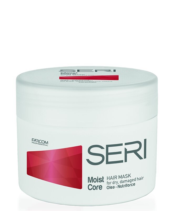 Plaukų kaukė Seri Moist Core Hair Mask, 300 ml цена и информация | Priemonės plaukų stiprinimui | pigu.lt