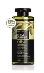 Drėkinantis plaukų šampūnas su alyvuogių aliejumi Farcom Mea Natura Olive Shampoo Vitality&Shine, 300 ml kaina ir informacija | Šampūnai | pigu.lt