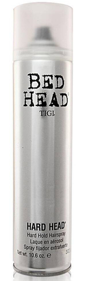 Stiprios fiksacijos greitai džiūstantis plaukų lakas Tigi Bed Head Hard Head Hold Hairspray, 385 ml kaina ir informacija | Plaukų formavimo priemonės | pigu.lt