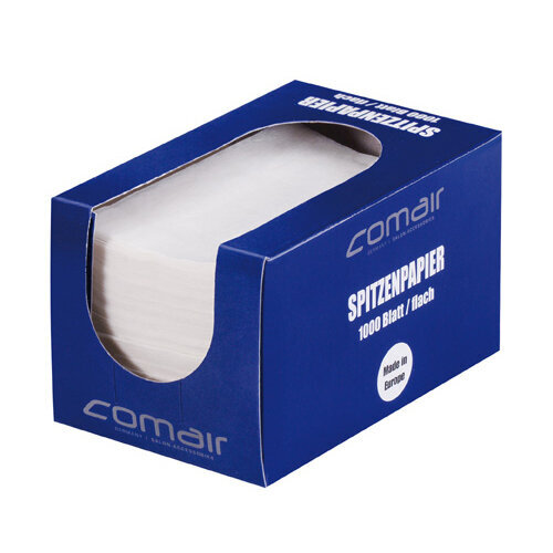 Popierėliai cheminiam sušukavimui Comair, 75x50 mm, 1000 vnt. kaina ir informacija | Plaukų dažai | pigu.lt