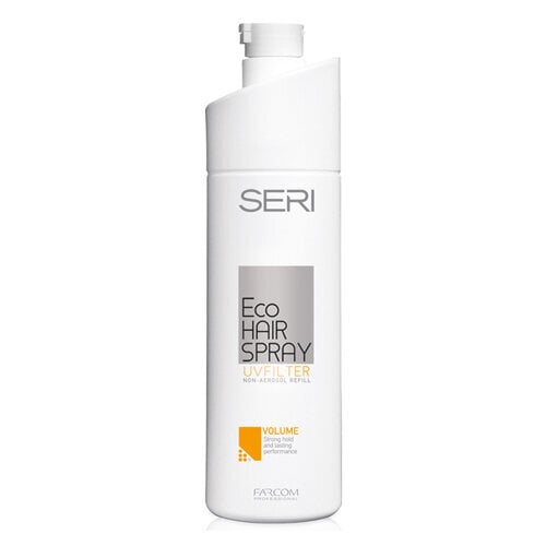 Lakas plaukams SERI Eco UV Filter Hairspray, 1000 ml kaina ir informacija | Plaukų formavimo priemonės | pigu.lt