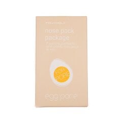 Valomieji nosies pleistrai Tonymoly Egg Pore Nose Pack Package, 7 vnt. цена и информация | Маски для лица, патчи для глаз | pigu.lt