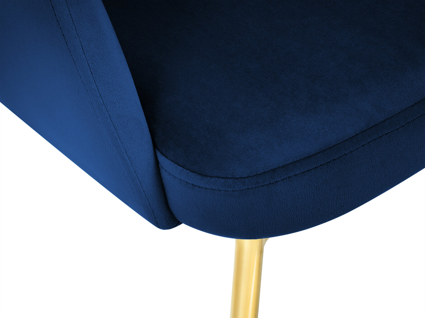 Kėdė Micadoni Home Chaya, tamsiai mėlyna цена и информация | Virtuvės ir valgomojo kėdės | pigu.lt