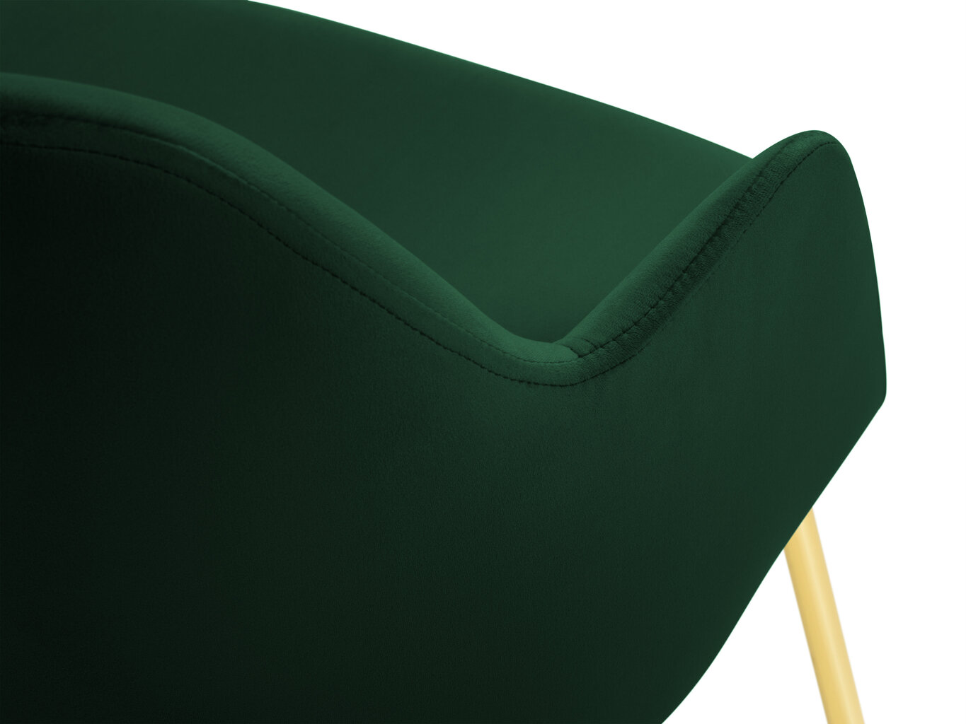 Kėdė Micadoni Home Chaya, tamsiai žalia kaina ir informacija | Virtuvės ir valgomojo kėdės | pigu.lt