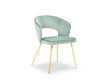 Kėdė Micadoni Home Wedi, šviesiai žalia kaina ir informacija | Virtuvės ir valgomojo kėdės | pigu.lt