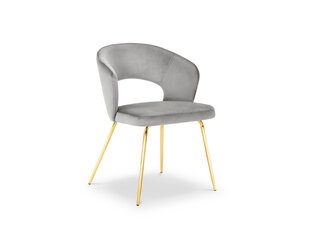Kėdė Micadoni Home Wedi, šviesiai pilka kaina ir informacija | Virtuvės ir valgomojo kėdės | pigu.lt