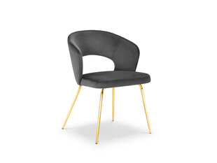 Kėdė Micadoni Home Wedi, tamsiai pilka kaina ir informacija | Virtuvės ir valgomojo kėdės | pigu.lt