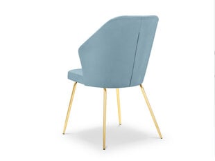 Kėdė Micadoni Home Cobra, šviesiai mėlyna kaina ir informacija | Virtuvės ir valgomojo kėdės | pigu.lt