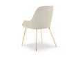 Kėdė Micadoni Home Cadiz, smėlio spalvos kaina ir informacija | Virtuvės ir valgomojo kėdės | pigu.lt