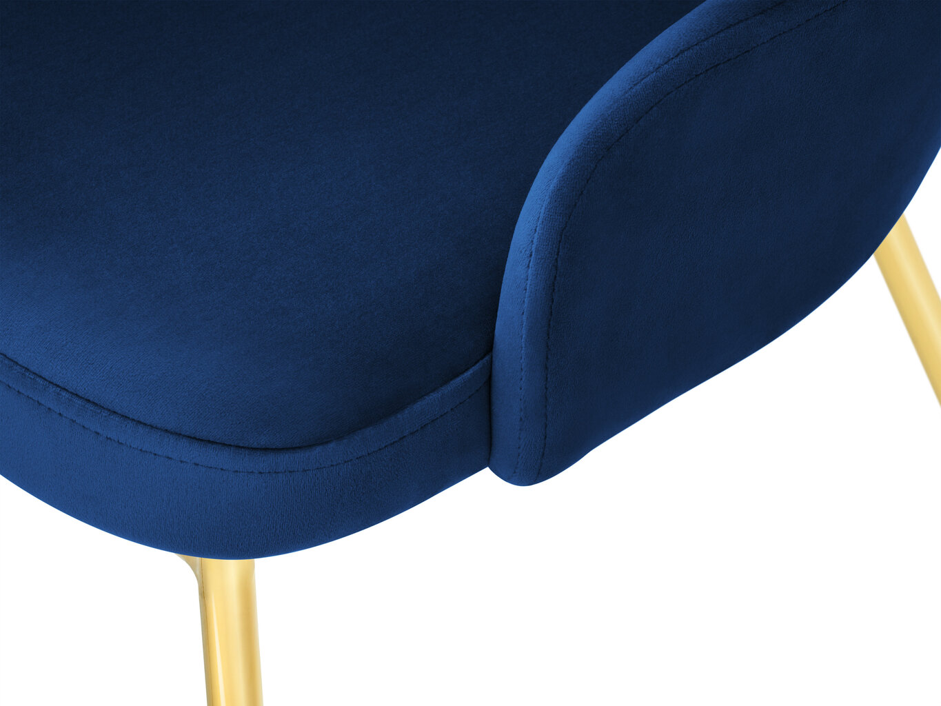Kėdė Micadoni Home Cadiz, tamsiai mėlyna цена и информация | Virtuvės ir valgomojo kėdės | pigu.lt
