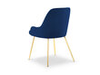 Kėdė Micadoni Home Cadiz, tamsiai mėlyna цена и информация | Virtuvės ir valgomojo kėdės | pigu.lt