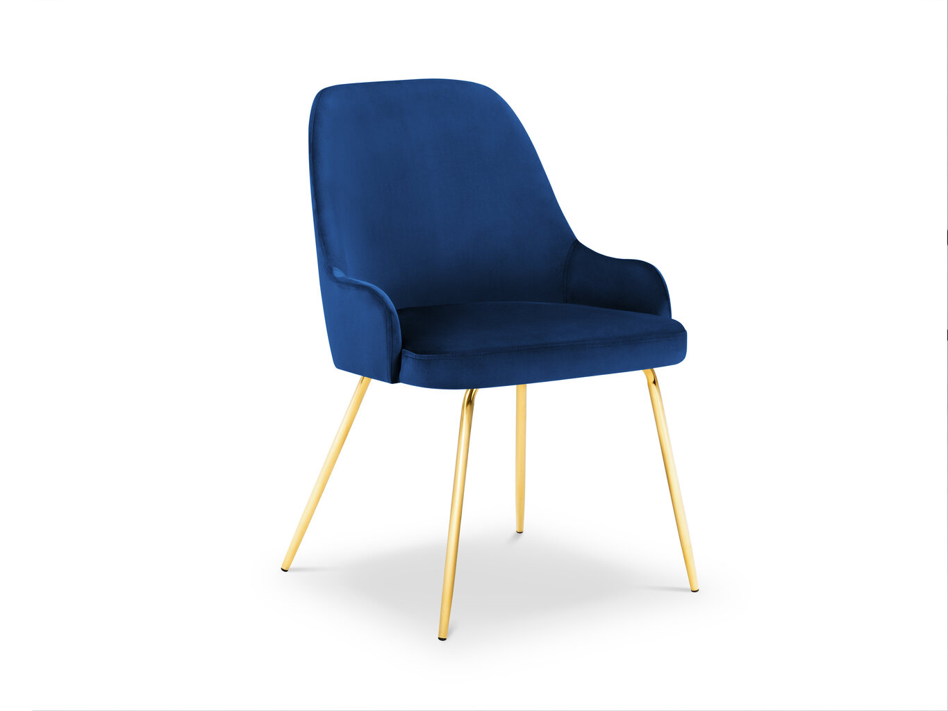 Kėdė Micadoni Home Cadiz, tamsiai mėlyna kaina ir informacija | Virtuvės ir valgomojo kėdės | pigu.lt
