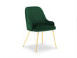 Kėdė Micadoni Home Cadiz, tamsiai žalia kaina ir informacija | Virtuvės ir valgomojo kėdės | pigu.lt