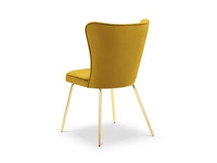 Kėdė Micadoni Home Ari, geltona kaina ir informacija | Virtuvės ir valgomojo kėdės | pigu.lt
