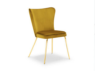 Kėdė Micadoni Home Ari, geltona kaina ir informacija | Virtuvės ir valgomojo kėdės | pigu.lt