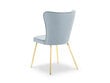Kėdė Micadoni Home Ari, šviesiai mėlyna kaina ir informacija | Virtuvės ir valgomojo kėdės | pigu.lt