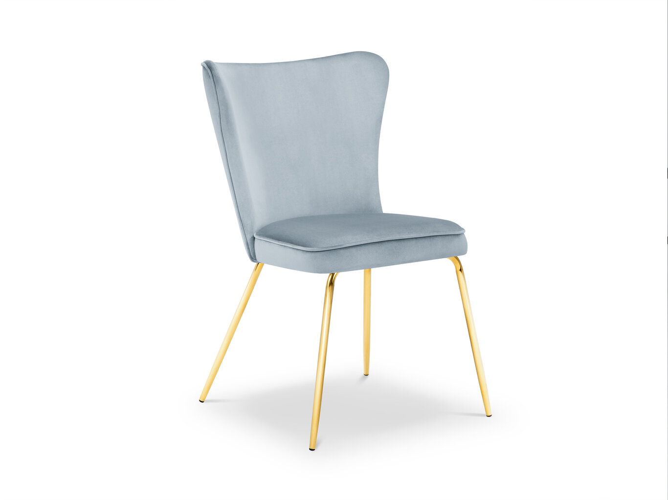 Kėdė Micadoni Home Ari, šviesiai mėlyna kaina ir informacija | Virtuvės ir valgomojo kėdės | pigu.lt