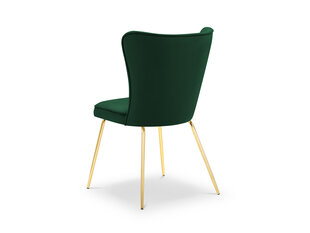 Kėdė Micadoni Home Ari, tamsiai žalia kaina ir informacija | Virtuvės ir valgomojo kėdės | pigu.lt