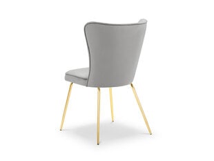 Kėdė Micadoni Home Ari, šviesiai pilka kaina ir informacija | Virtuvės ir valgomojo kėdės | pigu.lt