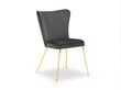 Kėdė Micadoni Home Ari, tamsiai pilka kaina ir informacija | Virtuvės ir valgomojo kėdės | pigu.lt