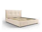 Кровать Micadoni Home Sage, 160x200 см, бежевая