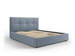 Кровать Micadoni Home Sage, 160x200 см, синяя