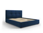 Кровать Micadoni Home Sage, 160x200 см, темно-синяя