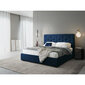Lova Micadoni Home Seri, 180x200cm, tamsiai mėlyna kaina ir informacija | Lovos | pigu.lt