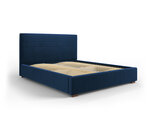 Кровать Micadoni Home Aranda, 140x200 см, темно-синяя