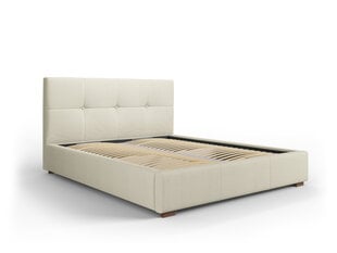 Кровать Micadoni Home Sage 45, 140x200 см, бежевая цена и информация | Кровати | pigu.lt