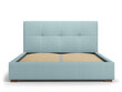 Lova Micadoni Home Sage 45, 160x200cm, šviesiai mėlyna kaina ir informacija | Lovos | pigu.lt