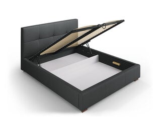 Кровать Micadoni Home Sage 45, 160x200 см, темно-серая цена и информация | Кровати | pigu.lt