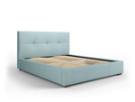 Кровать Micadoni Home Sage 45, 180x200 см, голубая