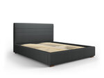 Кровать Micadoni Home Aranda 45, 140x200 см, темно-серая